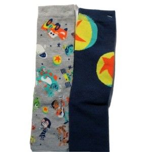 Disney Parks Youth Medium Unisex World of Pixar Socks 3 pack New